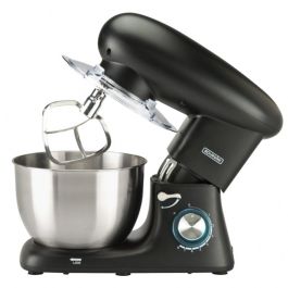 Bourgini Amasadora Kitchen Chef Plus 5.5L Negro 1400W con Tazón de Acero Inoxidable y 8 Velocidades Bourgini Amasadora Kitchen Chef Plus 5.5L Negro 1400W con Tazón de Acero Inoxidable y 8 Velocidades