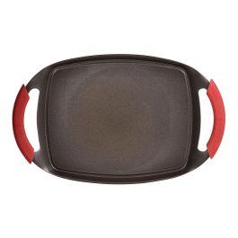 San Ignacio Asadora Grill Denia Experto de Aluminio Fundido para Inducción, con Revestimiento Ilag Premium, 36 x 23 cm