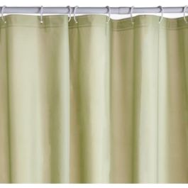 Cortina de ducha con diseño de gofres - Verde - PEVA - 180 x 200 cm - 12 ganchos - UTILITY - TODAY Precio: 19.79000012. SKU: B1A52MFKZE