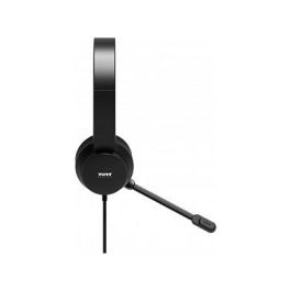 Port Designs Headphones/Headset Wired Head-Band USB Type-A Black