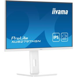 Iiyama ProLite XUB2797HSN-W2 Monitor 27" Full HD IPS, USB-C, LAN, DP-OUT, 300cd/m², Blanco