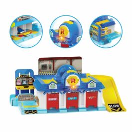 Silverlit AAATF85206 Playset HQ Garaje para minivehículos, incluye 1 vehículo, a partir de 3 años