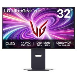 LG 32GX870A-B Monitor Gaming 32" 4K Ultra HD OLED 0.03ms 480Hz G-SYNC FreeSync Premium Pro USB-C Negro Precio: 1215.50000055. SKU: B189T9PJYA