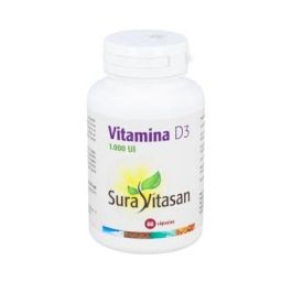 SURA VITASAN Vitamina D3 1.000 UI, 60 Cápsulas para Huesos Fuertes e Inmunidad. Colecalciferol para Absorción de Calcio Precio: 14.4999998. SKU: B16VTEDBYQ