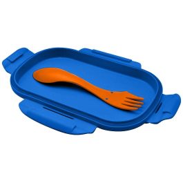Hot Wheels Sandwichera con Cubierto para Niños - Libre de BPA (21x14x6cm)