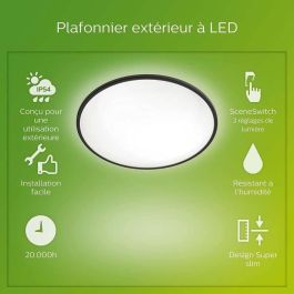 Philips PHI8719514417977 LED Techo Light SuperSlim 15W IP54 Negro Precio: 47.49999958. SKU: B1GSZFEVRD