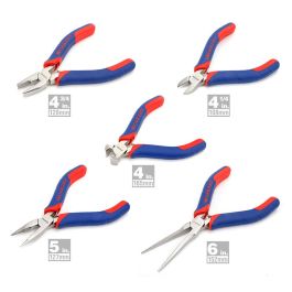 Workpro Juego de Alicates Miniatura 5 Piezas Acero Carbono Forjado Mango Bimaterial