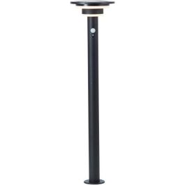 Poste de exterior - BRILLIANT - GARVINA - LED y solar - Detector de movimiento - Acero inoxidable y plástico - 4 W - Negro Poste de exterior - BRILLIANT - GARVINA - LED y solar - Detector de movimiento - Acero inoxidable y plástico - 4 W - Negro