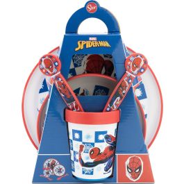 Set de Menaje Infantil Spider-Man CZ11308 Plástico (5 Piezas)