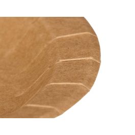 Set 24 Platos Kraft 18 cm Kinvara - Papel Natural (48 Unidades) Set 24 Platos Kraft 18 cm Kinvara - Papel Natural (48 Unidades)