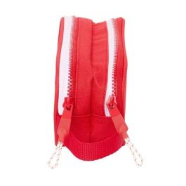 Portatodo Doble Sevilla Fútbol Club Rojo 21 x 8 x 6 cm