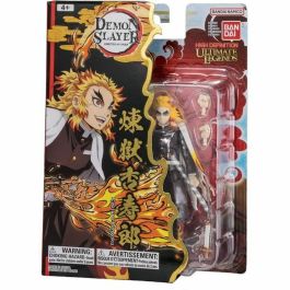 Bandai BAN1736489429386 Figura articulada Ultimate Legends HD Demon Slayer Kyojuro Rengoku 12 cm