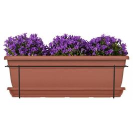 Kit macetero con soporte metálico y bandeja - GARDEN ID Relax - Terra. 50 cm - Reciclado y 100% reciclable - Volumen para plantas Precio: 37.79000005. SKU: B14PDVM4AM