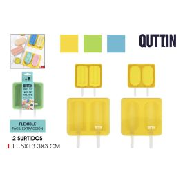 Quttin Molde de Helado Doble de Silicona, 13.3 x 11.5 x 3 cm (24 Unidades) Precio: 44.5000006. SKU: B1A37TMSQY
