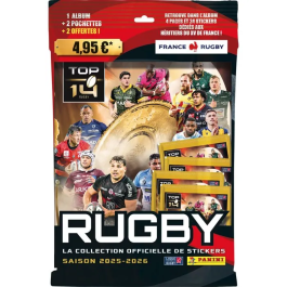 Panini Pack de inicio Rugby Top 14 2025/2026 Album 4 bolsillos PAN8051708027525 Precio: 34.5697. SKU: B15PNT6CSF