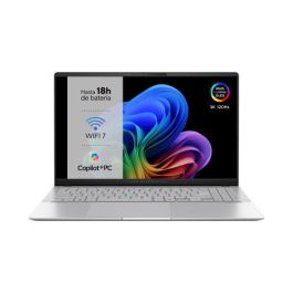 ASUS Vivobook S 15 OLED S5507QA-MA006W - Portátil 15.6" WQHD+ 120Hz, Snapdragon X Elite, 16GB RAM, 1TB SSD, Windows 11 Home, Plata - 90NB14Q2-M00270