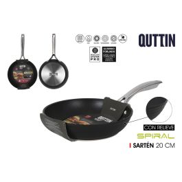 Sartén de aluminio forjado 20 cm Full Spiral Quttin (4 Unidades)