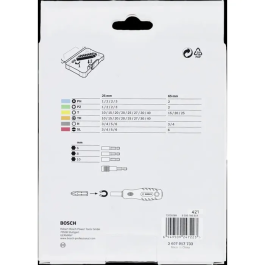 Bosch Professional Juego de destornilladores 44 piezas con mango y expositor de sobremesa - AACFP70147