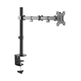 TooQ DB1032TN-B Soporte de Mesa para Monitor Giratorio Inclinable para pantallas 13-32 pulgadas hasta 8kg VESA 75x75/100x100 Negro Abrazadera/Tornillo