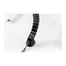 Digitus DA-90505 Bandeja Portacables Curva ABS y Metal Negra 130 m