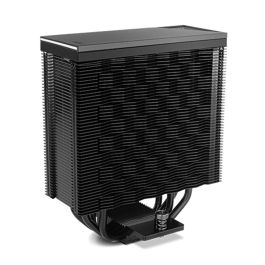 NOX Hummer H-400 Refrigerador de aire para CPU con Ventilador de 12 cm, Rodamiento FDB y Velocidad de 500-2200 RPM, Color Negro