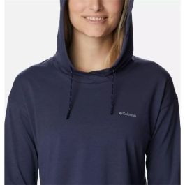 Sudadera sin Capucha Mujer Columbia Sun Trek™ Eu Hooded Azul marino
