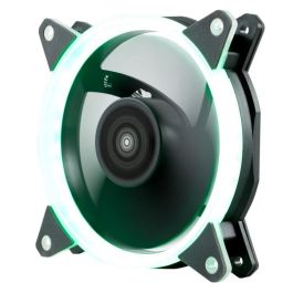 Unikach Ventilador para Caja de PC Gaming Candy 20 Ring 120mm con Iluminación LED Verde, hasta 1400 RPM y bajo ruido 16dB.