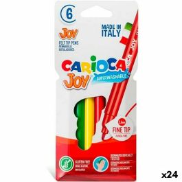 Set de Rotuladores Carioca JOY Multicolor 6 Piezas (24 Unidades) Precio: 21.49999995. SKU: B1K2WW7Z7V