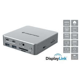 Conceptronic DONN25G Docking Station 15 En 1 Plata USB 3.2 Gen 2 Type-C HDMI Ethernet Precio: 212.50000035. SKU: B168SEKKZM