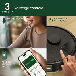 iRobot IR5061042263186 Robot Aspirador y Friegasuelos Roomba 105 Combo Autoempty, 7000 Pa Succión, 2h Batería, 400 ml, Negro