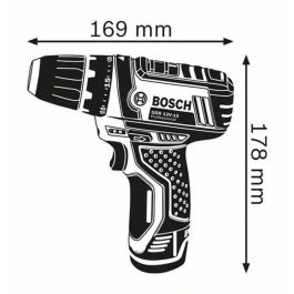 Atornillador BOSCH PROFESSIONAL a batería 12V GSR 12V-15, 2 x 2.0Ah + cargador 1230, en una bolsa Atornillador BOSCH PROFESSIONAL a batería 12V GSR 12V-15, 2 x 2.0Ah + cargador 1230, en una bolsa