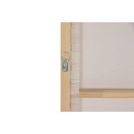 DKD Home Decor Cuadro Moderno Lienzo Pintado a Mano Marron Beige 143x103x4 cm