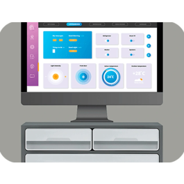 Cep Moov Up Fichero Cajones Sobremesa Reciclado 80% 3 Cajones Color Gris 275x369x146 mm