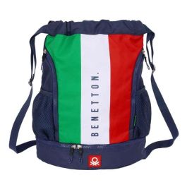 Bolsa Mochila con Cuerdas Benetton Flag Azul marino 35 x 40 x 1 cm Precio: 19.49999942. SKU: B1J9Q8V48W