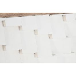 DKD Home Decor Cabecero Cama Moderno de Madera de Mango Blanco Natural 180x90x5 cm DKD Home Decor Cabecero Cama Moderno de Madera de Mango Blanco Natural 180x90x5 cm