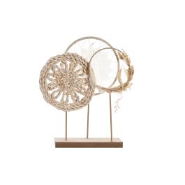 DKD Home Decor Decoración Boho Natural Blanco Metal MDF 6 x 38.5 x 32 cm (2 Unidades) Precio: 60.5. SKU: B1AKFTM6ZN