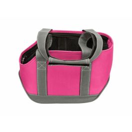 Bolso para Mascotas Trixie Alea Gris Rosa Poliéster PVC 16 × 20 × 30 CM