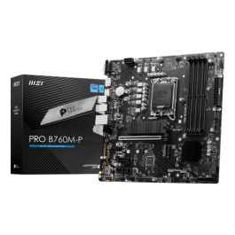 MSI Placa Base PRO B760M-P (911-7E02-009) Intel B760, Socket 1700, 4 DDR5, Micro ATX Precio: 117.49999998. SKU: B16R8RAV6E