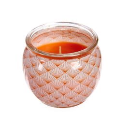 Vela Perfumada Melon en Tarro Cristal Acorde 7.5x6.3x7.5 cm (12 Unidades)