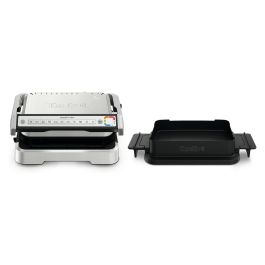Tefal OptiGrill 4in1 GC774D10 Silver Parrilla Eléctrica Multifunción 9 Programas 2100W Acero Inoxidable