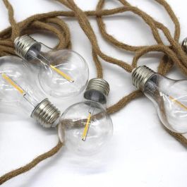 Guirnalda luminosa exterior - LUMISKY - FANTASY CORD - 7,70 m - 10 bombillas de filamento transparente - LED blanco cálido Guirnalda luminosa exterior - LUMISKY - FANTASY CORD - 7,70 m - 10 bombillas de filamento transparente - LED blanco cálido