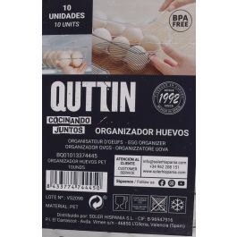 Organizador de huevos Quttin 10 unidades (12 Unidades) Organizador de huevos Quttin 10 unidades (12 Unidades)