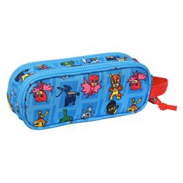 Portatodo Doble PJ Masks Azul 21 x 8 x 6 cm