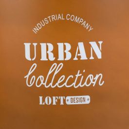 Cesto para la Ropa Sucia Alexandra House Living Urban Naranja Cáñamo Metal Madera de abeto