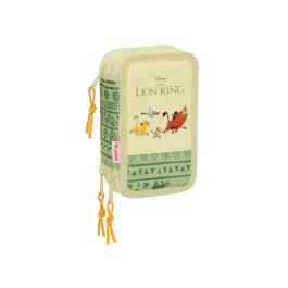 Plumier Triple Mufasa Verde Beige 12,5 x 19,5 x 5,5 cm 37 Piezas Precio: 13.50000025. SKU: B1JF7N74K4