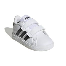 Zapatillas de Deporte para Bebés Adidas Grand Court 2.0 Blanco 45