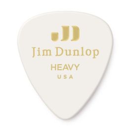 Dunlop Pack 72 Púas Genuine Celluloid Classic Blanca - Heavy