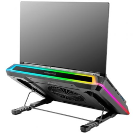 Mars Gaming MNBC-ULTRA Base Refrigeradora para Portátiles 18" - Ventilador 140mm 2400RPM, RGB, Hub USB 4P, 5 Posiciones Ajustable. Mars Gaming MNBC-ULTRA Base Refrigeradora para Portátiles 18" - Ventilador 140mm 2400RPM, RGB, Hub USB 4P, 5 Posiciones Ajustable.