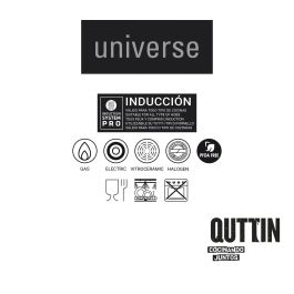 Quttin Sartén Universe Aluminio Forjado Inducción 28 cm (6 Unidades)