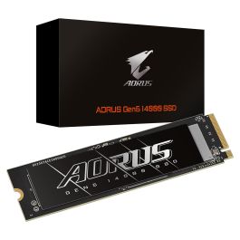 Gigabyte AORUS GEN5 14000 4TB M.2 PCI-E NVMe SSD, 14100 MB/s Lectura, 12600 MB/s Escritura